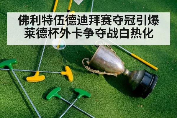 佛利特伍德迪拜赛夺冠引爆莱德杯外卡争夺战白热化