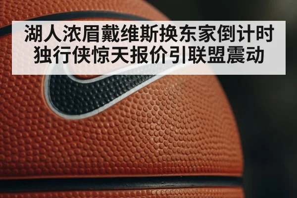 湖人浓眉戴维斯换东家倒计时独行侠惊天报价引联盟震动
